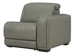Correze Gray Right-Arm Facing Power Recliner - U9420262 - Gate Furniture