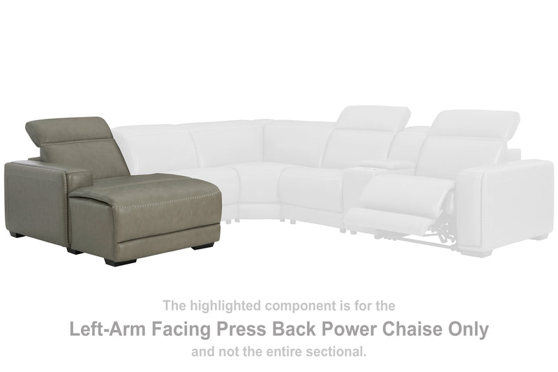 Correze Left-Arm Facing Press Back Power Chaise - U9420279 - Gate Furniture