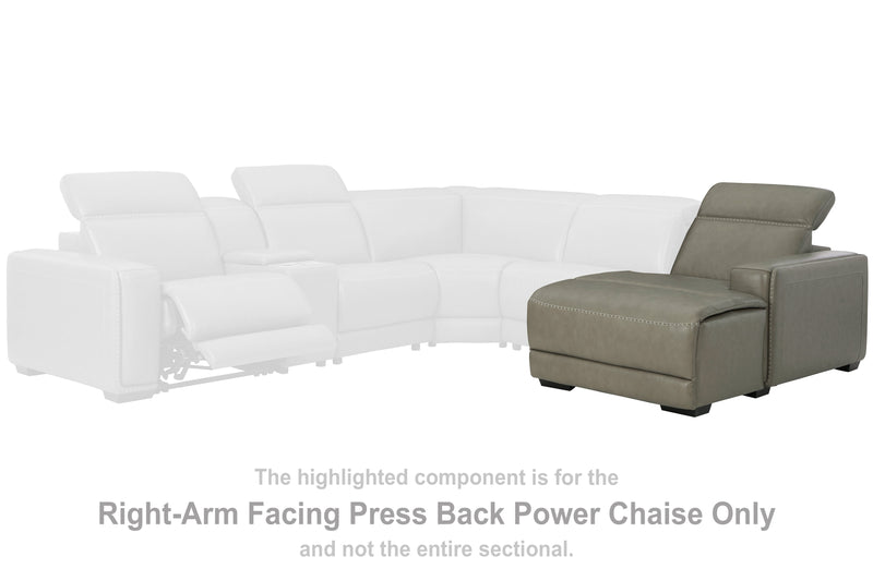 Correze Right-Arm Facing Press Back Power Chaise - U9420297 - Gate Furniture