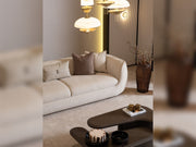 Corte 4-pieces (Four Seater lounge Sofa & 1 Four Seater Sofa &  2 Chair) Livingroom in Cream - 200-GAB-COR-4L411