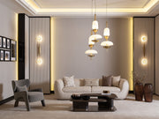 Corte 4-pieces (Four Seater lounge Sofa & 1 Four Seater Sofa &  2 Chair) Livingroom in Cream - 200-GAB-COR-4L411