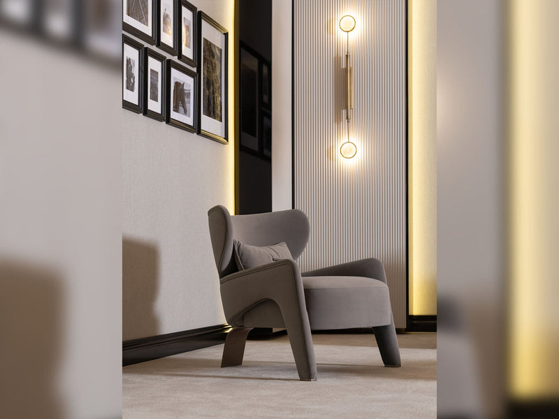 Corte 4-pieces (Four Seater lounge Sofa & 1 Four Seater Sofa &  2 Chair) Livingroom in Cream - 200-GAB-COR-4L411