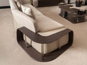 Corte 4-pieces (Four Seater lounge Sofa & 1 Four Seater Sofa &  2 Chair) Livingroom in Cream - 200-GAB-COR-4L411