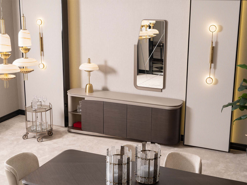 Corte Consol With Mirror - 200-GAB-COR-CON