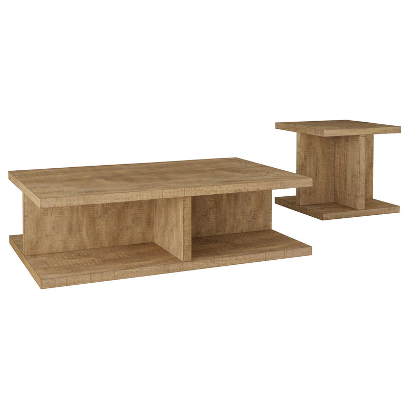 Cortona 2-piece Coffee and End Table Set Mango - 706178-S2