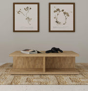 Cortona Square Engineered Wood Cocktail Coffee Table Mango - 706178