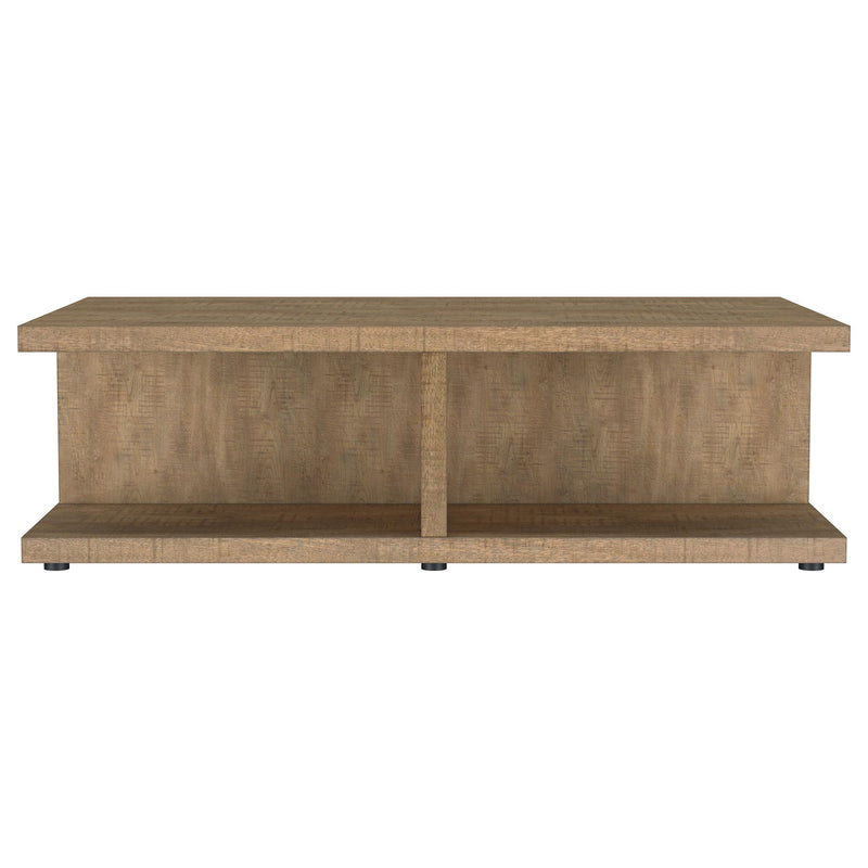 Cortona Square Engineered Wood Cocktail Coffee Table Mango - 706178