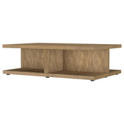 Cortona Square Engineered Wood Cocktail Coffee Table Mango - 706178