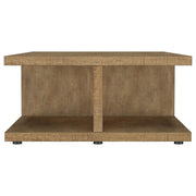 Cortona Square Engineered Wood Cocktail Coffee Table Mango - 706178