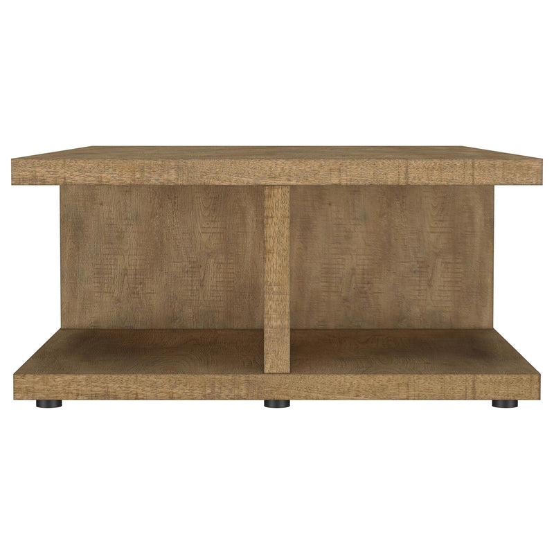 Cortona Square Engineered Wood Cocktail Coffee Table Mango - 706178