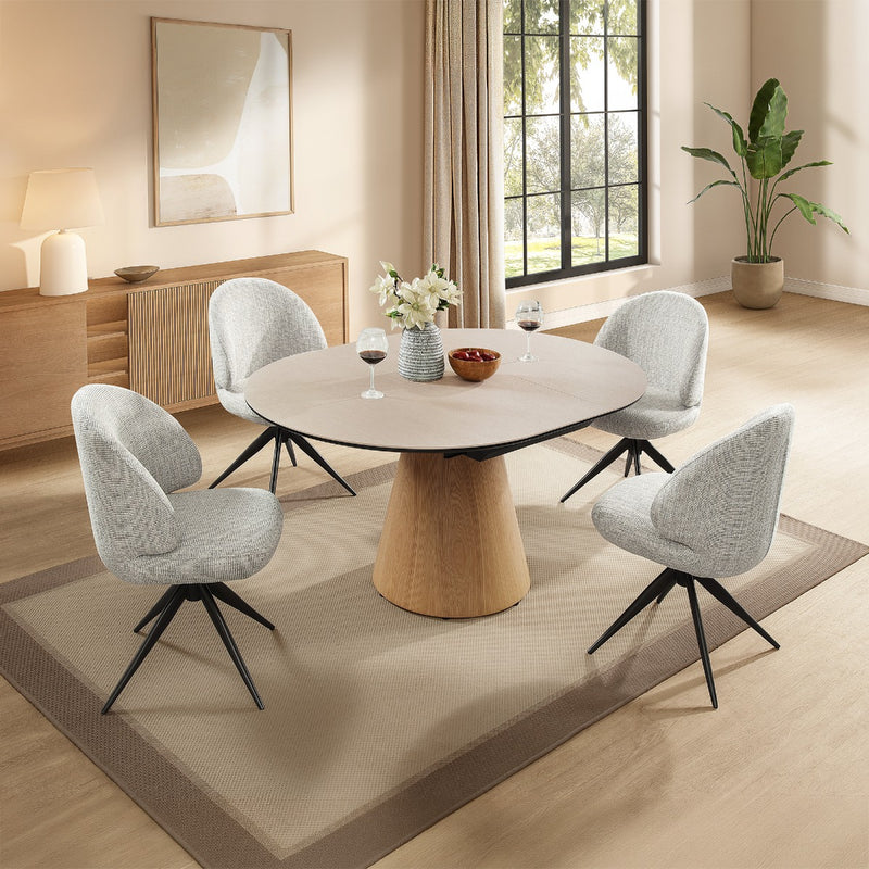Corwin Side Chair W/Swivel (Set-2) - DN05466