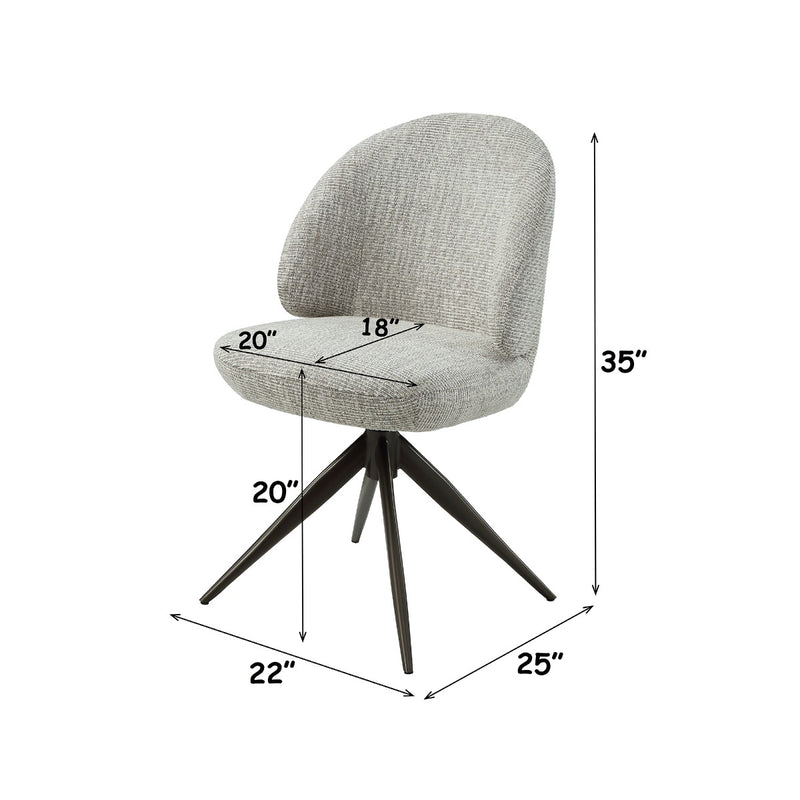 Corwin Side Chair W/Swivel (Set-2) - DN05466