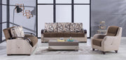 Costa Sleeper (Best Brown) Living Room Set - Gate FurnitureLiving Room Set