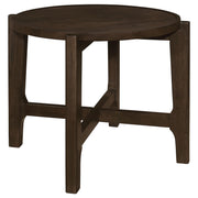 Cota 2-piece Solid Wood Coffee and End Table Set Dark Brown - 708288-S2