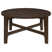 Cota 3-piece Solid Wood Coffee and End Table Set Dark Brown - 708288-S3