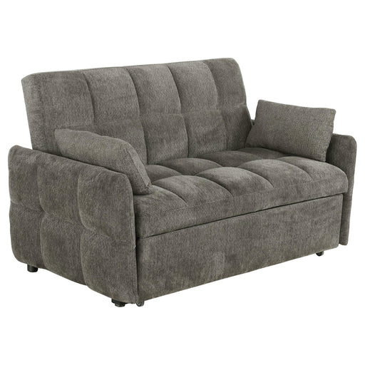 Cotswold Upholstered Convertible Sleeper Sofa Bed Dark Grey - 508308