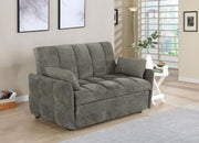 Cotswold Upholstered Convertible Sleeper Sofa Bed Dark Grey - 508308
