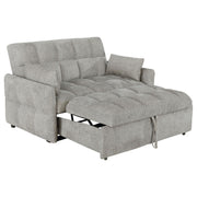Cotswold Upholstered Convertible Sleeper Sofa Bed Light Grey - 508307