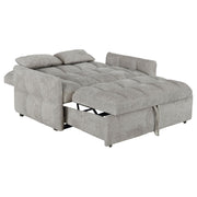 Cotswold Upholstered Convertible Sleeper Sofa Bed Light Grey - 508307