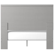 Cottenburg Light Gray - White Queen Panel Bed - Gate FurnitureQueen Bed