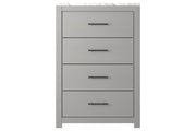 Cottonburg Light Gray/White Chest of Drawers - Gate FurnitureChest