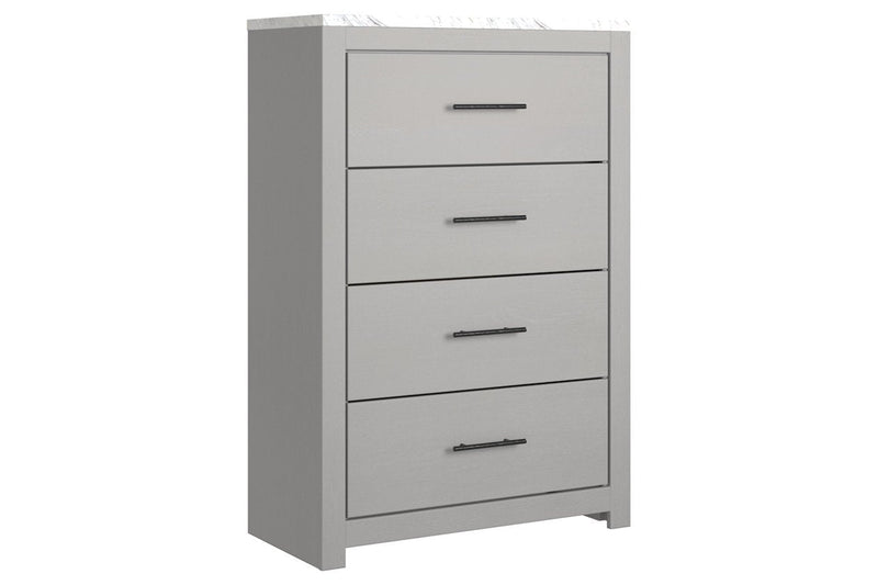 Cottonburg Light Gray/White Chest of Drawers - Gate FurnitureChest