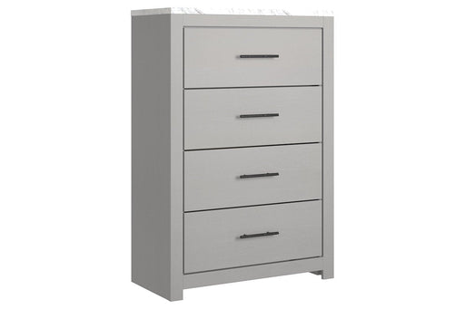 Cottonburg Light Gray/White Chest of Drawers - Gate FurnitureChest