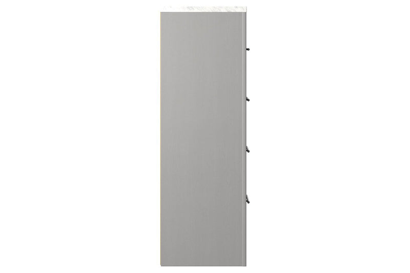 Cottonburg Light Gray/White Chest of Drawers - Gate FurnitureChest