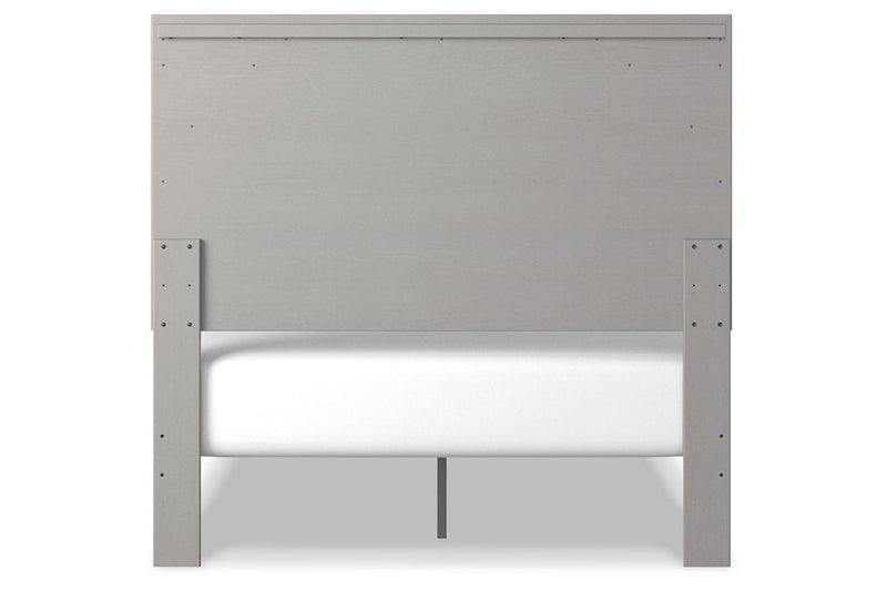 Cottonburg Light Gray/White Full Panel Bed - Gate FurnitureFull Bed