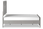 Cottonburg Light Gray/White Full Panel Bed - Gate FurnitureFull Bed