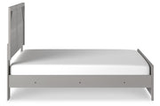 Cottonburg Light Gray/White King Panel Bed - Gate FurnitureKing Bed