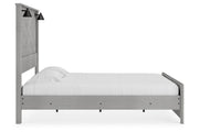 Cottonburg Light Gray/White King Panel Bed - Gate FurnitureKing Bed