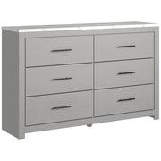Cottonburg Light Gray/White Lighted Panel Bedroom Set - Gate FurnitureBedroom Set
