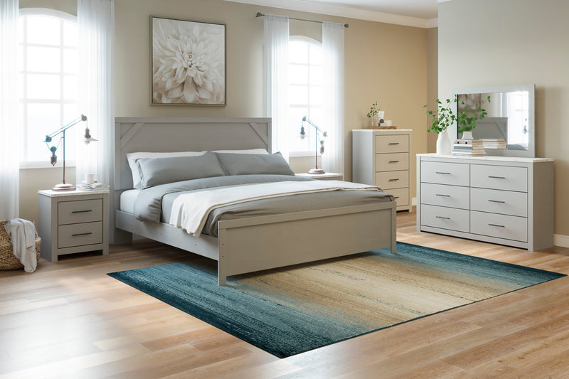 Cottonburg Light Gray/White Panel Bedroom Set - Gate FurnitureBedroom Set