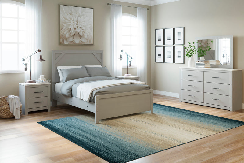 Cottonburg Light Gray/White Panel Youth Bedroom Set - Gate FurnitureYouth Bedroom Set