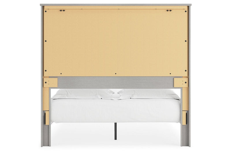 Cottonburg Light Gray/White Queen Panel Bed - Gate FurnitureQueen Bed