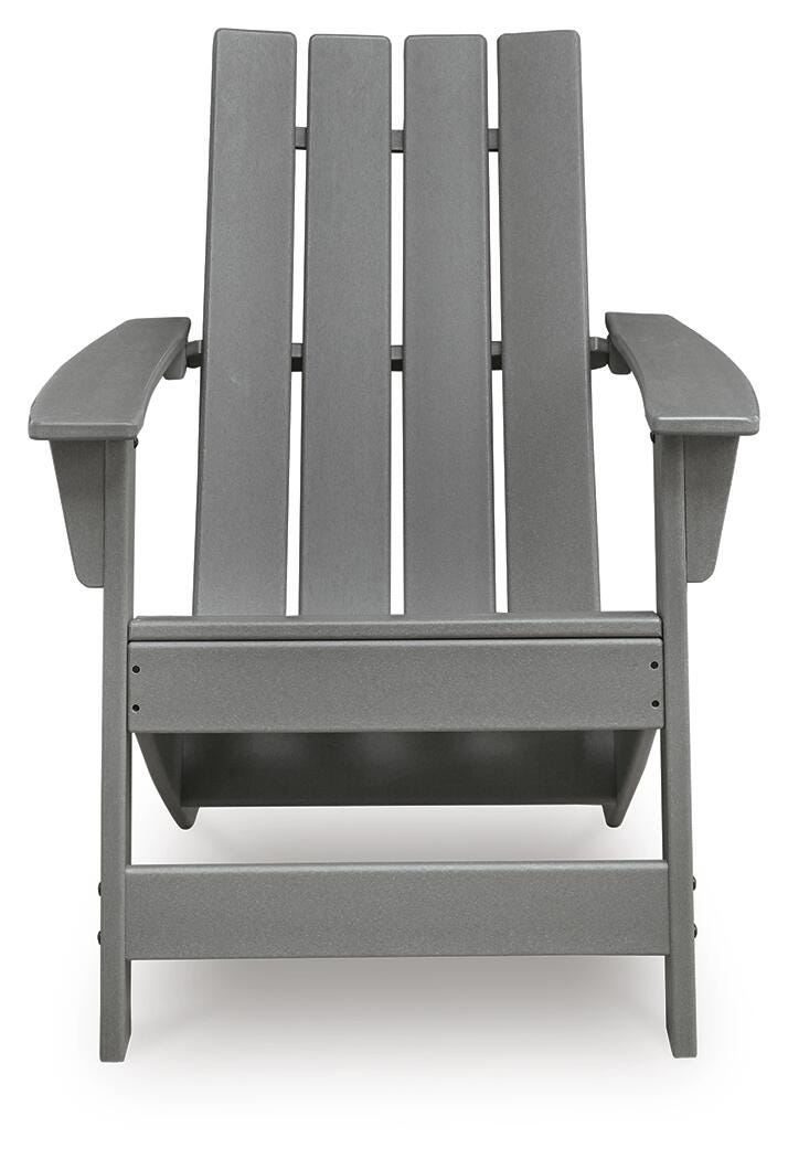 Cove Beach 2 Adirondack Chairs in Gray - PKG024586