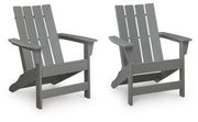 Cove Beach 2 Adirondack Chairs in Gray - PKG024586