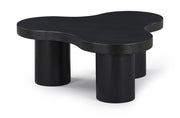 Cove Oak Veneer And Solid Wood Coffee Table in Black - 99000Black-CT13