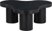 Cove Oak Veneer And Solid Wood Coffee Table in Black - 99000Black-CT13