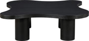 Cove Oak Veneer And Solid Wood Coffee Table in Black - 99000Black-CT16