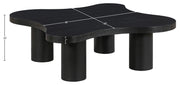 Cove Oak Veneer And Solid Wood Coffee Table in Black - 99000Black-CT16