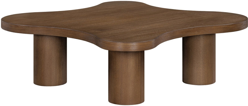 Cove Oak Veneer And Solid Wood Coffee Table in Brown - 99000Brown-CT16