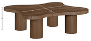 Cove Oak Veneer And Solid Wood Coffee Table in Brown - 99000Brown-CT16