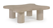 Cove Oak Veneer And Solid Wood Coffee Table in Natural - 99000Natural-CT16