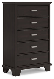 Covetown Dark Brown Chest of Drawers - B441-46