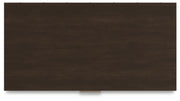 Covetown Dark Brown Full Panel Bed, Chest and Nightstand - B441B16