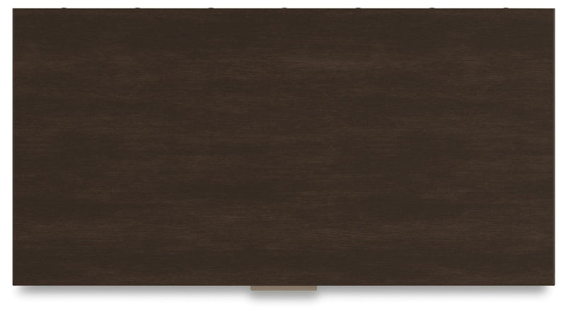 Covetown Dark Brown Full Panel Bed, Chest and Nightstand - B441B16