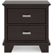 Covetown Dark Brown Panel Bedroom Set - Gate FurnitureBedroom Set