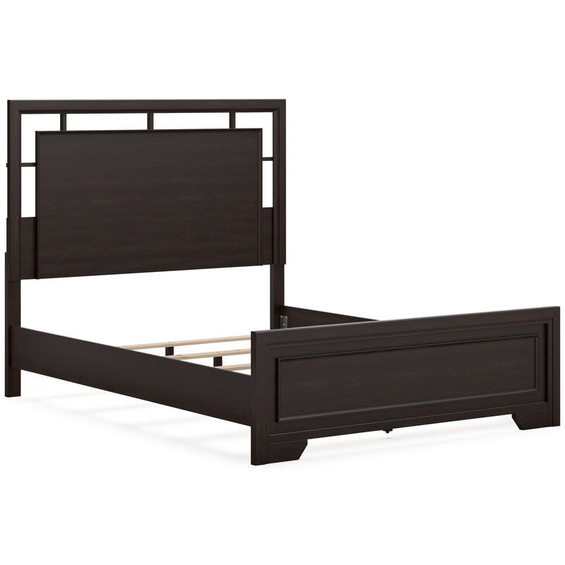 Covetown Dark Brown Panel Bedroom Set - Gate FurnitureBedroom Set